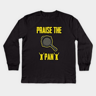 Praise the pan PUBG Kids Long Sleeve T-Shirt